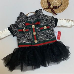Gucci Style Dog Cat Dress Pet Clothes Costume Smal